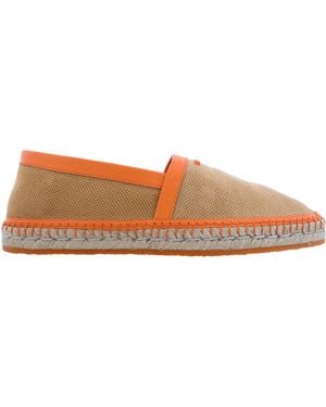 Ferragamo Domingo Canvas Espadrilles - Orange