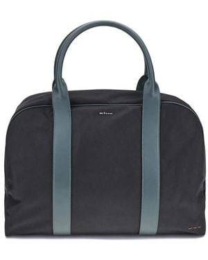 Kiton Nylon Travel Bag - Blue