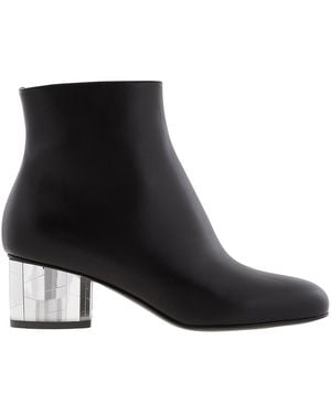 Ferragamo Florrie 55 Block Heel Ankle Boots - Black