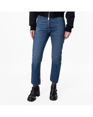 Polo Ralph Lauren 3X1 Rigid High-Waist Cropped Jeans - Blue