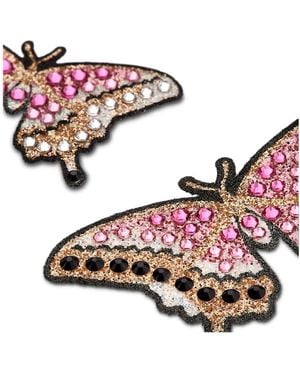 Swarovski Butterfly Body Jewel Set - Red