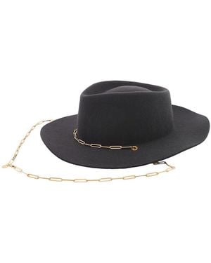 Van Palma Ladies Charcoal Ulysse Hat - Black