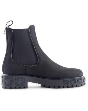 Ferragamo Ladies Boots, Us - Blue