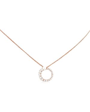 Swarovski Matrix Pendant Rose Shiny - Metallic