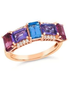 Le Vian Ladies Raspberry Rhodolite Rings Set - Blue