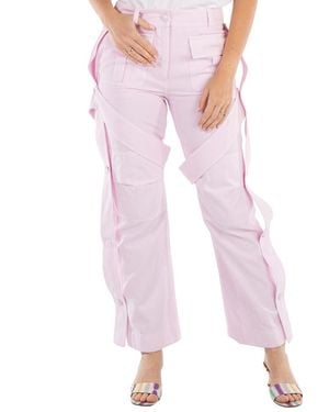 Burberry Ladies Pale Candy Amelia Straight-Leg Pants, Brand Size 2 (Us - Pink