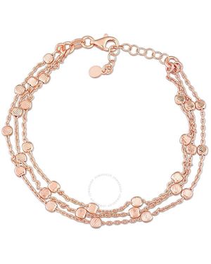 Amour Multi-Strand Chain Bracelet - Pink
