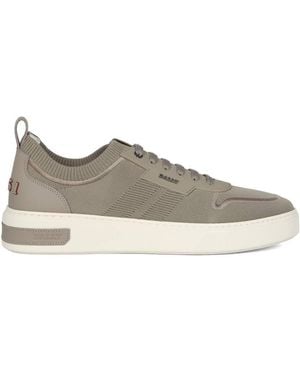 Bally Macky Knitted Fabric Trainers, Brand Size 6 Us - Grey