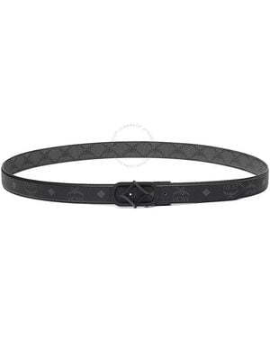 MCM Lauretos Reversible Belt - Black