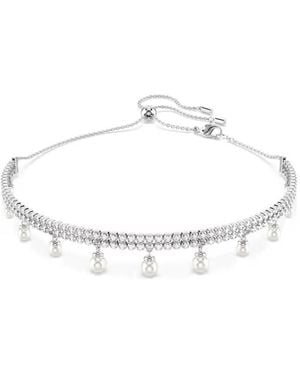 Swarovski X Ariana Grande Round Cut Choker - Metallic