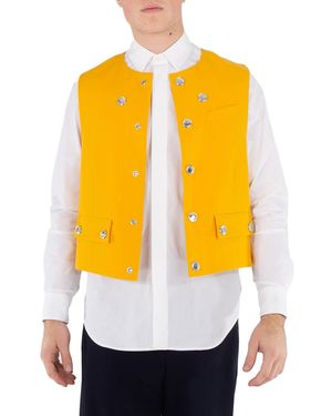 Burberry Marigold Wool Waistcoat, Brand Size 46 (Us - Yellow