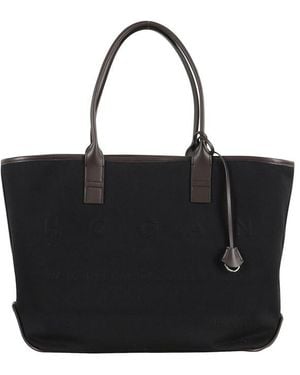 Hogan Address Shoping Media Tessuto - Black