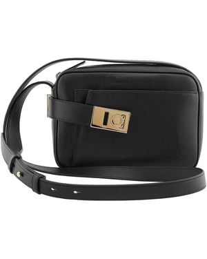 Ferragamo Compact Camera S Shoulder Bag - Black