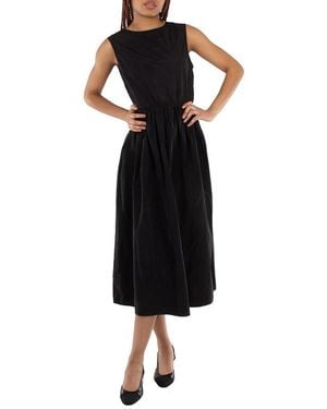 Bally Sleeveless Duchess Midi Dress, Brand - Black