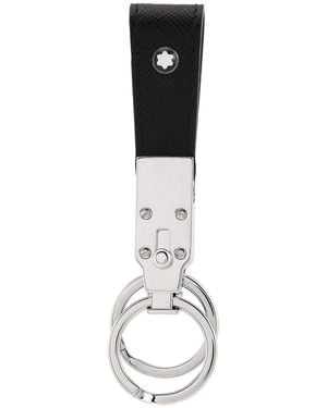 Montblanc Sartorial Leather Loop Key Fob - Black