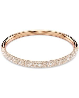 Swarovski Meteora Bangle Rose Shiny Clear - Metallic