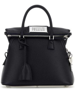 Maison Margiela Leather Mini 5Ac Handbag - Black