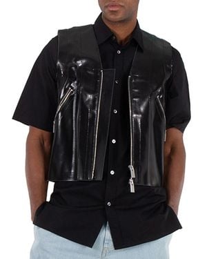 1017 ALYX 9SM Shell Leather Vest - Black