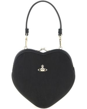 Vivienne Westwood Belle Heart Frame Purse Hand Bags - Black