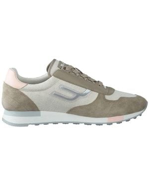Bally Gavinia Mix Cotton Fabric Low-Top Trainers, Brand Size 35 Us - Grey