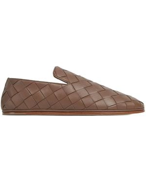 Bottega Veneta Intrecciato Sunday Slippers, Brand Size 43 Us - Brown