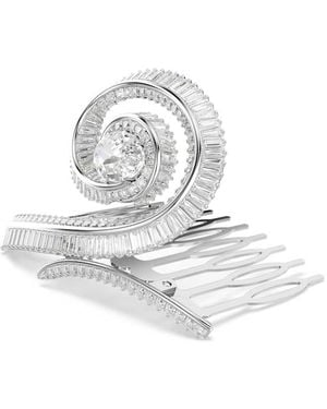 Swarovski Ariana Grande X Baguette Cut Hair Clip - Metallic