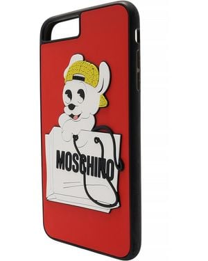 Moschino Ladies Betty Boop Pudgy Iphone Case - Red