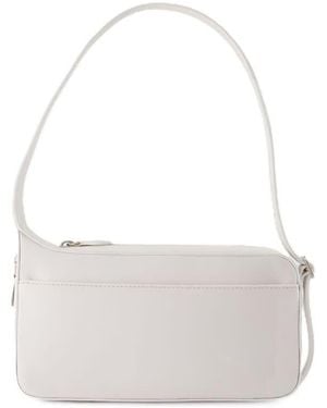 Courreges Leather Shoulder Bag - White
