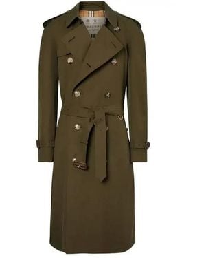 Burberry The Westminster Heritage Trench Coat, Brand Size 56 Us - Green