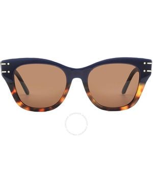 Dior Brown Cat Eye Sunglasses Signature B4i Cd40103i 90e 52