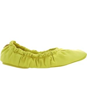 Jimmy Choo Bardo Satin Ballet Flats - Green