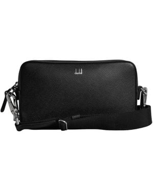 dunhill Cadogan West End Leather Messenger Bag - Black