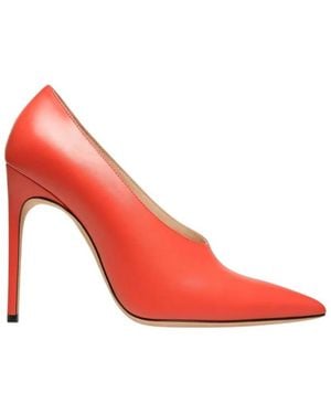Bally Ninfa 105 Leather Court Shoes, Brand Size 37 Us - Red