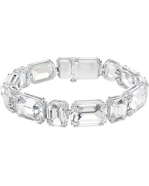 Swarovski Millenia Tennis Bracelet, Size Medium - Metallic