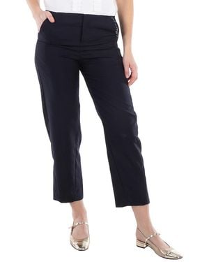 Marni Straight-Leg Tropical Wool Trousers - Blue