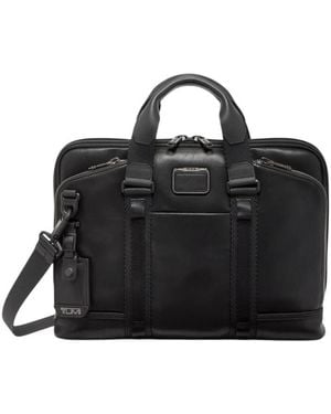 Tumi Alpha Bravo Academy Compact Laptop Briefcase - Black