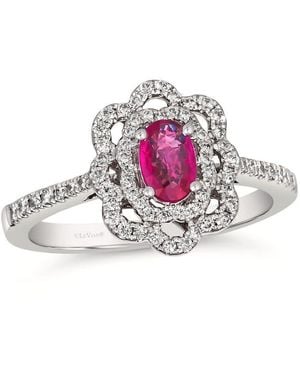 Le Vian Ladies Passion Ruby Collection Rings Set - Pink