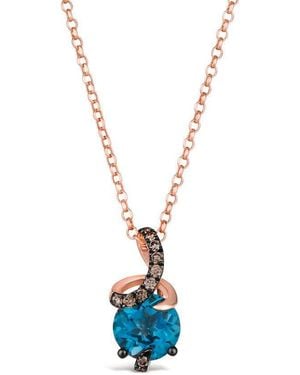 Le Vian Ladies Deep Sea Topaz Necklaces Set - Metallic
