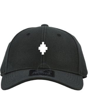 Marcelo Burlon Cross Logo Baseball Cap - Black