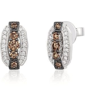 Le Vian Ladies Chocolate Diamonds Earrings Set - White