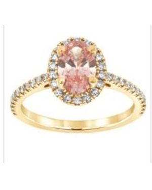 Brilliant Diamond 1 1/3 Carat Round Lab Grown Diamond Engagement Ring - Metallic