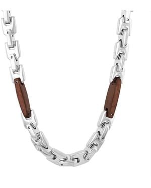 Robert Alton Finish Stainless Steel Chain - Metallic