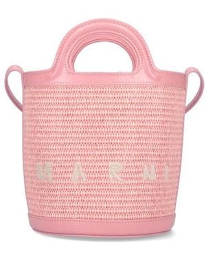 Marni Tropicalia Bucket Bag - Pink