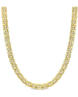 Amour 20 Inch Mariner Link Chain Necklace - Metallic