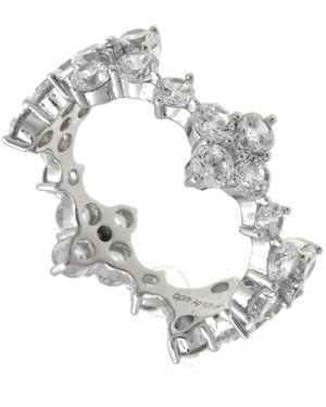 Apm Monaco Sterling Sparkle Ring - White