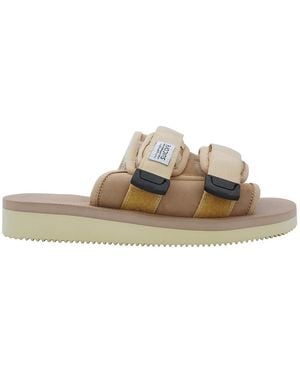 Suicoke Moto-M2Ab Slippers, Brand Size 4 Us - Natural