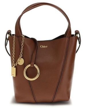 Chloé Chlo Spin Shoulder Bag - Brown