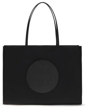 Tory Burch Nylon Tote Bag - Black
