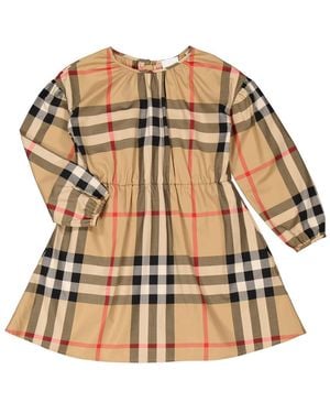 Burberry Vintage Check-Print Dress - Metallic