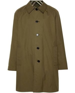 Burberry Reversible Trench Coat, Brand Size 52 Us - Green